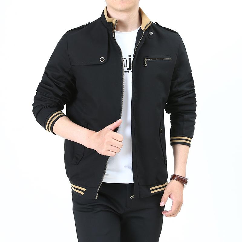 Spring Autumn Casual Fashion Bomber Jacket Men Streetwear Mens Basic Jackets And Coats Windbreaker Man Clothes Clothing Coat Men's