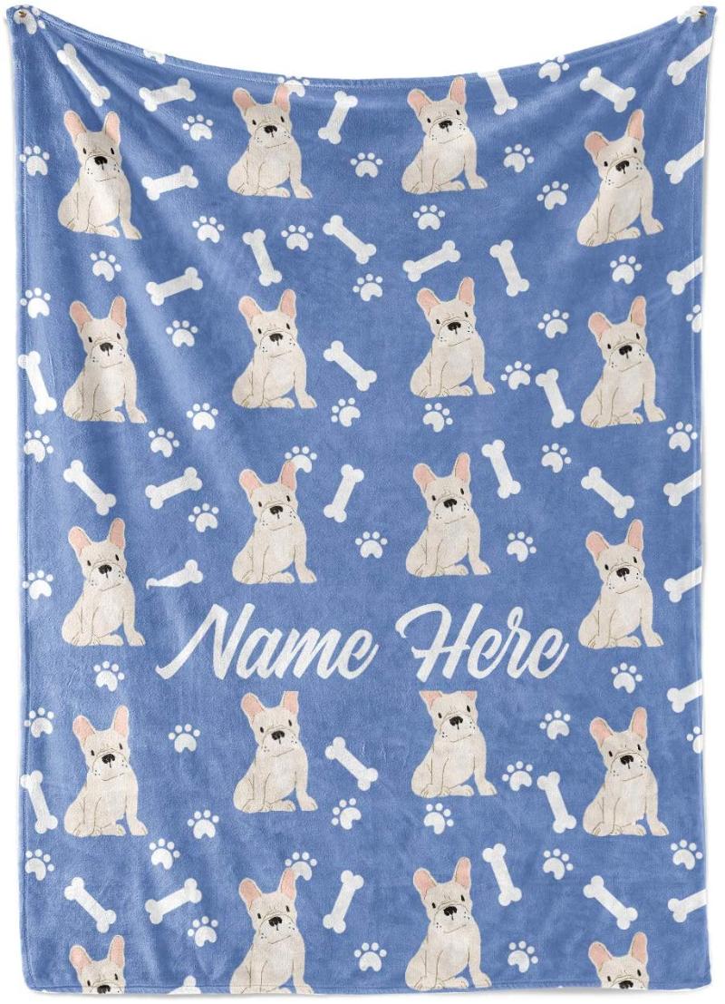 Name Custom Pet Frenchie Fleece And Sherpa Throw Blanket For Men, Women, Kid, Babies - Matching Blankets Perfect Bedtime
Name Custom Pet Frenchie Fleece And Sherpa Throw Blanket For Men, Women, Kid, Babies - Matching Blankets Perfect Bedtime
