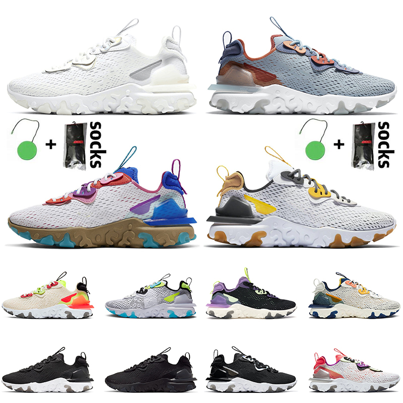 Men Womens Triple Black React Vision Running Shoes Top Quality Mens Sneakers Trainers White Iridescent Particle Grey Photon Dust Iron Light Orewood Brown, Item28 white purple 36-40
Men Womens Triple Black React Vision Running Shoes Top Quality Mens Sneakers Trainers White Iridescent Particle Grey Photon Dust Iron Light Orewood Brown, Item28 white purple 36-40
