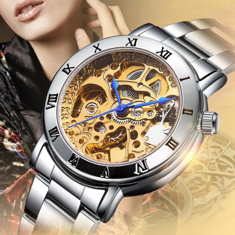 Wristwatches Relogio 2021 Royal Gold Luxury Skeleton Design Transparent Case Automatic Mechanical Watches Women Stainless Steel
Wristwatches Relogio 2021 Royal Gold Luxury Skeleton Design Transparent Case Automatic Mechanical Watches Women Stainless Steel