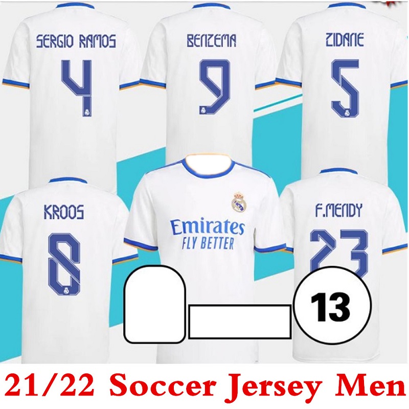 21/22 Camiseta Real Madrid soccer Jersey Men Adult BENZEMA MODRIC SRERGIO RAMOS KROOS Home white Shirt 2021/2022 Fans Version Football Uniforms Kids Kit, Home ho patch
21/22 Camiseta Real Madrid soccer Jersey Men Adult BENZEMA MODRIC SRERGIO RAMOS KROOS Home white Shirt 2021/2022 Fans Version Football Uniforms Kids Kit, Home ho patch