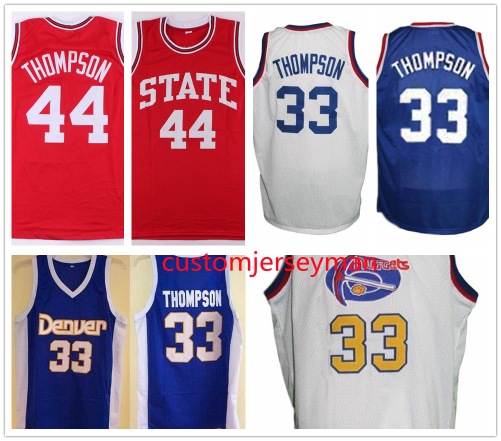 basketball jersey college retro NC State Wolfpack 44 David Thompson jerseys throwback mesh stitched embroidery custom big size -5XL, White 
basketball jersey college retro NC State Wolfpack 44 David Thompson jerseys throwback mesh stitched embroidery custom big size -5XL, White