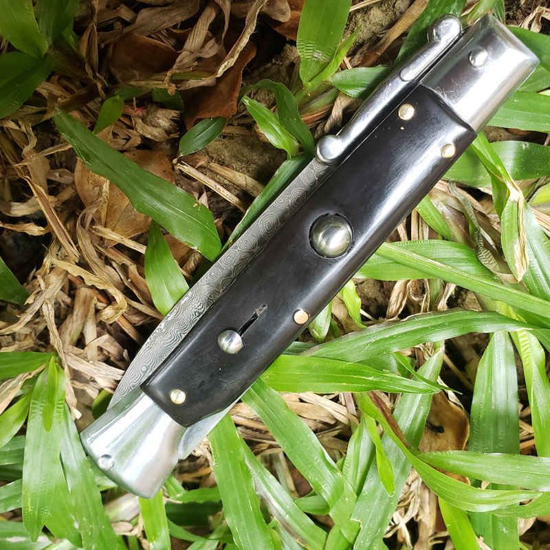 Special Offer Automatic Tactical Folding Knife VG10 Damascus Steel Blade Ebony + Steels Sheet Handle EDC Pocket Gift Knives
Special Offer Automatic Tactical Folding Knife VG10 Damascus Steel Blade Ebony + Steels Sheet Handle EDC Pocket Gift Knives