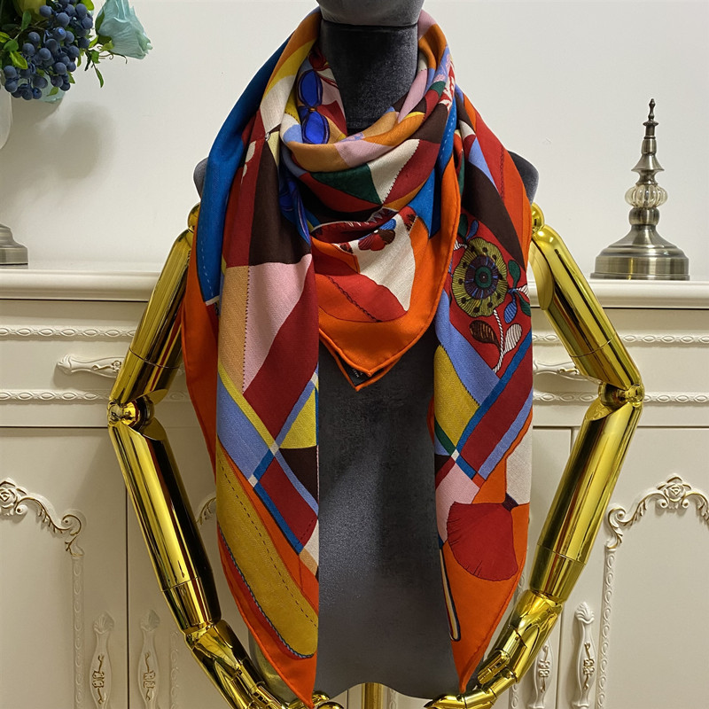 Women's square scarf shawl pashmina good quality 30% silk 70% cashmere material Warm scarves print pattern size 130cm-130cm
Women's square scarf shawl pashmina good quality 30% silk 70% cashmere material Warm scarves print pattern size 130cm-130cm