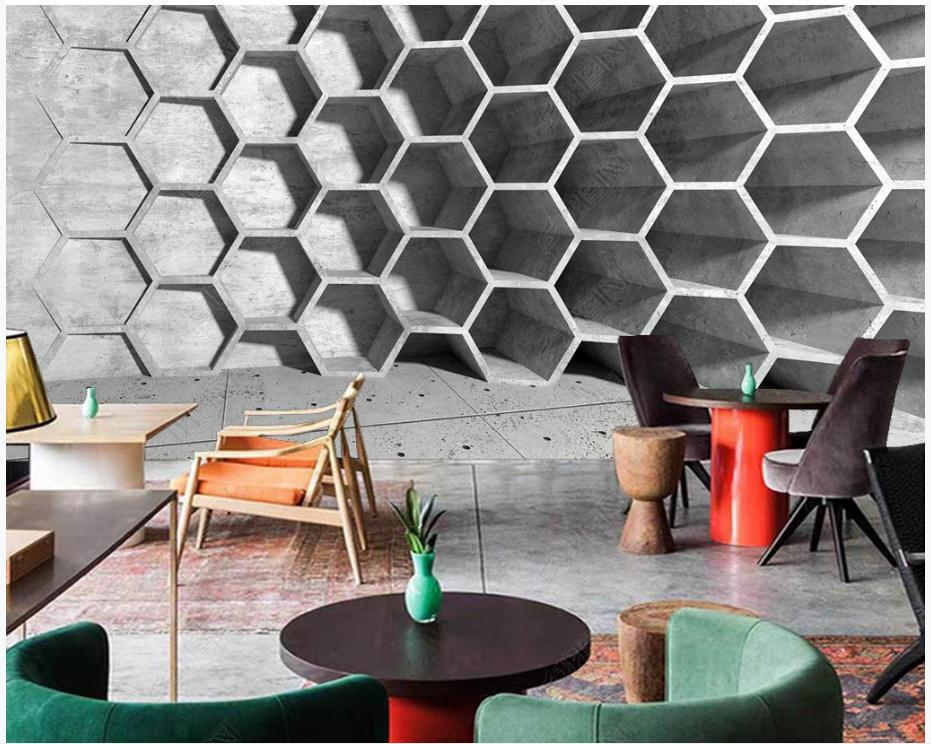 Custom wallpapers modern wallpaper for living room Extended space three-dimensional 3d background wall
