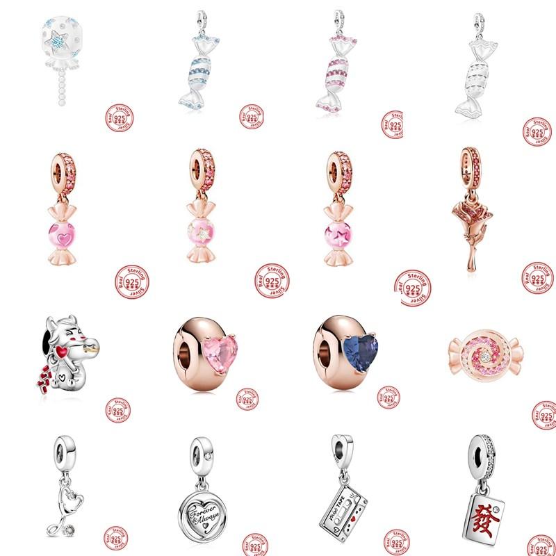 Other 2021 Lollipop Pink Candy Lucky Cat Flower 925 Sterling Silver Beads Fit Original Charms Bracelet Women Jewelry Gifts
Other 2021 Lollipop Pink Candy Lucky Cat Flower 925 Sterling Silver Beads Fit Original Charms Bracelet Women Jewelry Gifts