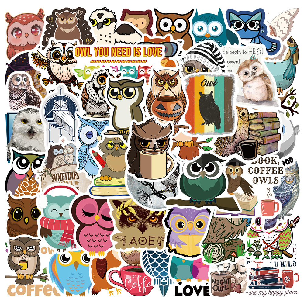 50 PCS Mixed Graffiti skateboard Stickers Cartoon animal owl series For Car Laptop Fridge Helmet Pad Bicycle Bike Motorcycle PS4 book Guitar Pvc Decal, Multi colors
50 PCS Mixed Graffiti skateboard Stickers Cartoon animal owl series For Car Laptop Fridge Helmet Pad Bicycle Bike Motorcycle PS4 book Guitar Pvc Decal, Multi colors