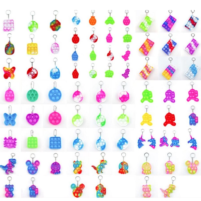 party favor rainbow keychain simple dimple mini keyring trinket silicone fidget toy dinosaur mouse bear animal key pendant
party favor rainbow keychain simple dimple mini keyring trinket silicone fidget toy dinosaur mouse bear animal key pendant
