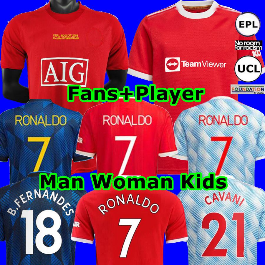 RONALDO 7 21 22 SANCHO Manchester MAN Retro soccer jersey UNITED UTD Fans Player R.VARANE BRUNO FERNANDES CAVANI POGBA RASHFORD football shirt 2021 2022 men kids kit, 21/22 home man+patch+ucl fonts
RONALDO 7 21 22 SANCHO Manchester MAN Retro soccer jersey UNITED UTD Fans Player R.VARANE BRUNO FERNANDES CAVANI POGBA RASHFORD football shirt 2021 2022 men kids kit, 21/22 home man+patch+ucl fonts