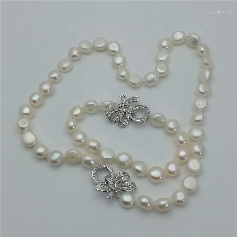 Romantic + 10-11mm Natural White Two Sided Pearl Necklace 18 Inch Bracelet 7.5Inch Set, 100% Chains
Romantic + 10-11mm Natural White Two Sided Pearl Necklace 18 Inch Bracelet 7.5Inch Set, 100% Chains