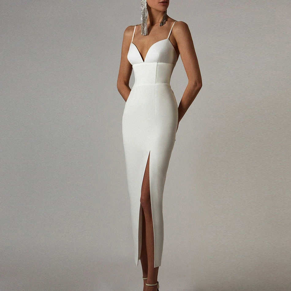 Adyce Summer Women White Bodycon Bandage Dress Sexy V Neck Spaghetti Strap Club Celebrity Evening Runway Party Maxi Dresses 210608, Red bandage dress
Adyce Summer Women White Bodycon Bandage Dress Sexy V Neck Spaghetti Strap Club Celebrity Evening Runway Party Maxi Dresses 210608, Red bandage dress