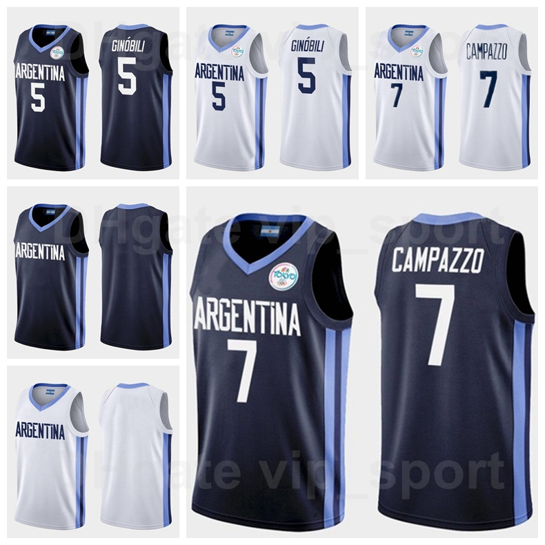 Argentina Olympics Jersey 2020-2021 Tokyo Basketball 5 Manu Ginobili 29 Patricio GARINO 8 Nicolas LAPROVITTOLA 3 Luca VILDOZA 10 Maximo FJEL, Black;red
Argentina Olympics Jersey 2020-2021 Tokyo Basketball 5 Manu Ginobili 29 Patricio GARINO 8 Nicolas LAPROVITTOLA 3 Luca VILDOZA 10 Maximo FJEL, Black;red
