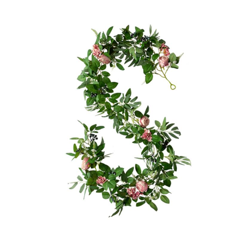 Decorative Flowers & Wreaths Flower Vine Wreath Artificial Hydrangea Rose Green Plant Camellia Vines Garden Wedding Decoration Hanging Ornam
Decorative Flowers & Wreaths Flower Vine Wreath Artificial Hydrangea Rose Green Plant Camellia Vines Garden Wedding Decoration Hanging Ornam