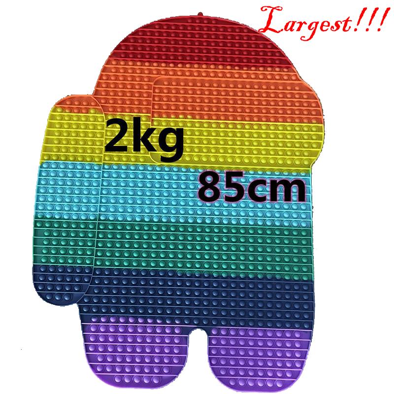 85CM Rainbow Sensory Bubbles Pits Board Push Pop Fidget Toys Mega Jumbo Huge Size Unicron Butterfly Ice Cream Poo-its Puzzle
85CM Rainbow Sensory Bubbles Pits Board Push Pop Fidget Toys Mega Jumbo Huge Size Unicron Butterfly Ice Cream Poo-its Puzzle