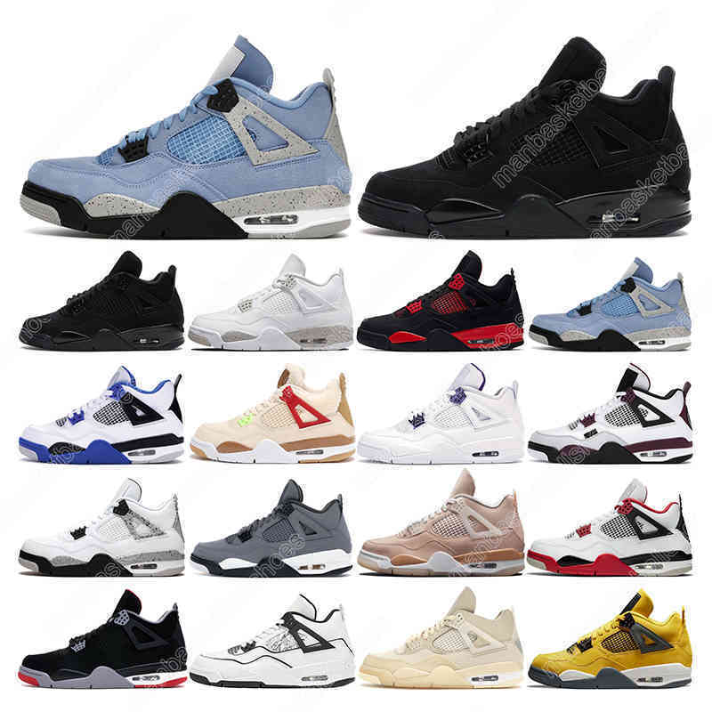 4 men basketball shoes 4s Cement black cat Wild Things white oreo University Blue Fired red women mens sport sneakers trainer
4 men basketball shoes 4s Cement black cat Wild Things white oreo University Blue Fired red women mens sport sneakers trainer