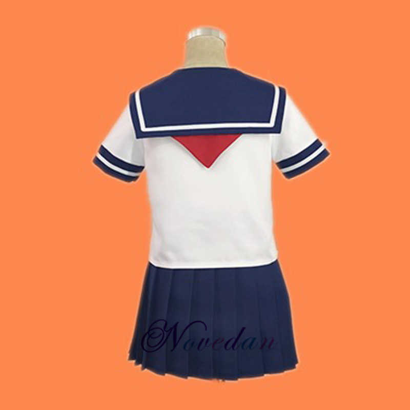 Game Yandere Simulator Cosplay Costume Ayano Aishi Uniform Chan JK School Women Outfit Sailor Suit T-shirt+Skirt Y0913