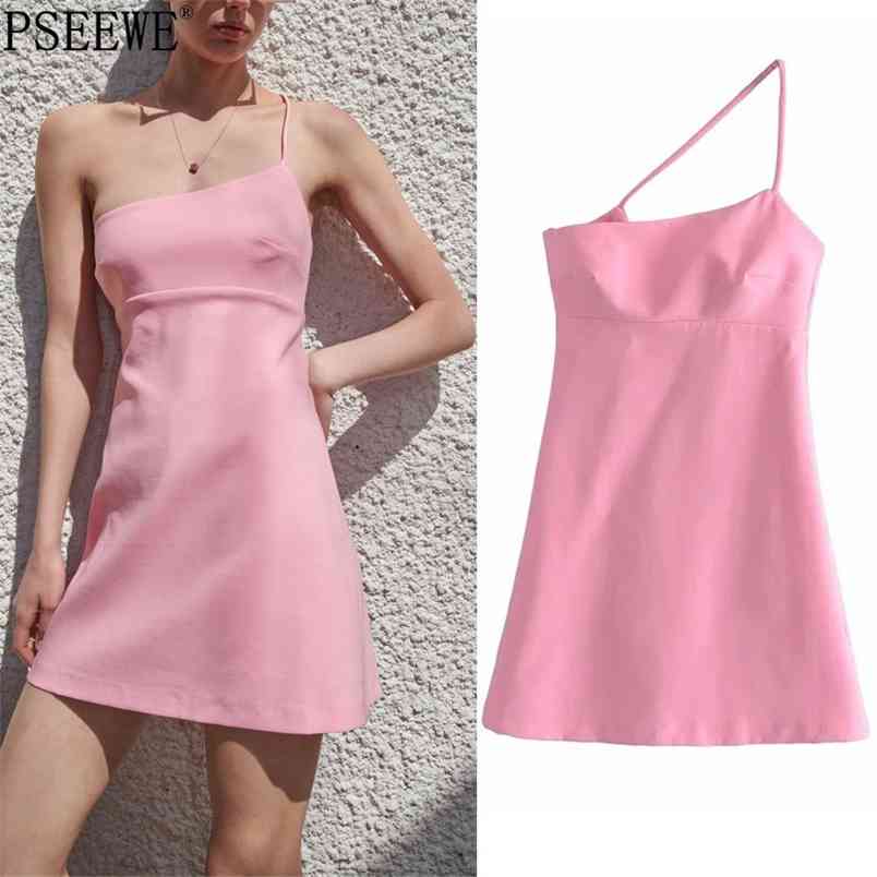 Summer Dresses Asymmetric Pink Mini Woman Backless Strap Sexy Women Fashion Short Party 210519
Summer Dresses Asymmetric Pink Mini Woman Backless Strap Sexy Women Fashion Short Party 210519