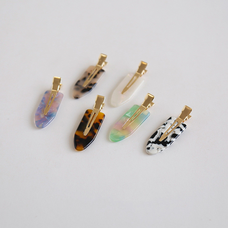 Fashion Children Tortoise Shell Acetic Acid Plastic Hairpin Seamless No Bending Makeup Hair Clip Barrette Hair Grip For Women Girls, Golden;silver
Fashion Children Tortoise Shell Acetic Acid Plastic Hairpin Seamless No Bending Makeup Hair Clip Barrette Hair Grip For Women Girls, Golden;silver
