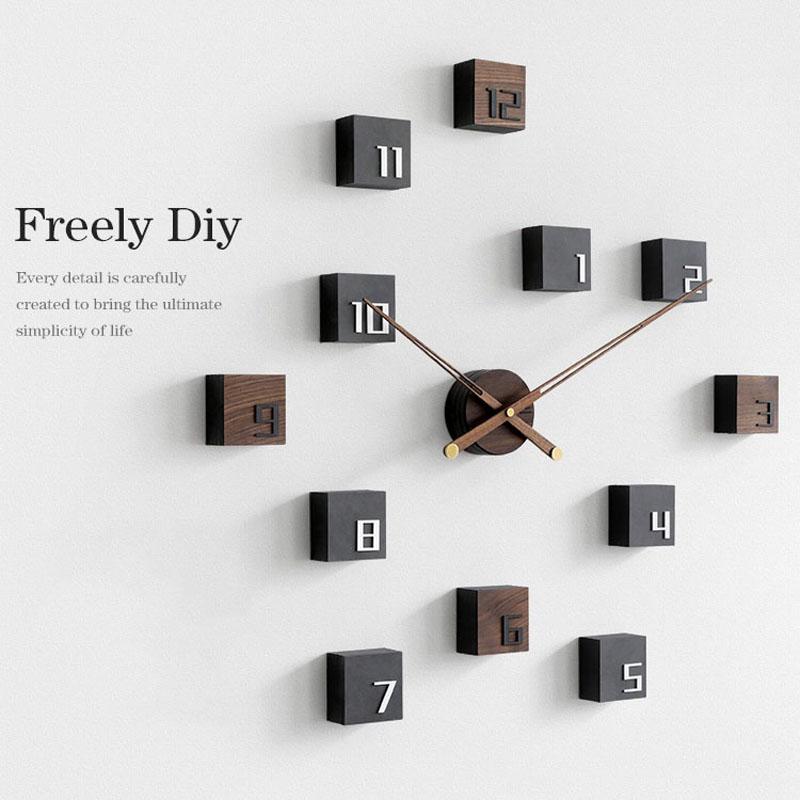 Wall Clocks EXtra Large DIY Clock Modern Design 3D Decoration Hanging Nordic Luxury Wooden Art Big Watch 82x75 Cm
Wall Clocks EXtra Large DIY Clock Modern Design 3D Decoration Hanging Nordic Luxury Wooden Art Big Watch 82x75 Cm