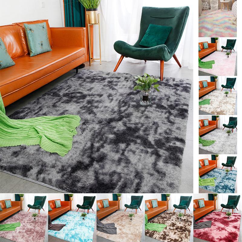 Carpets Brand Modern Nordic Long Silk Faux Fur Tie-dyed Carpet For Home Bedroom El Bedside Living Room Floor Mat, 18
Carpets Brand Modern Nordic Long Silk Faux Fur Tie-dyed Carpet For Home Bedroom El Bedside Living Room Floor Mat, 18