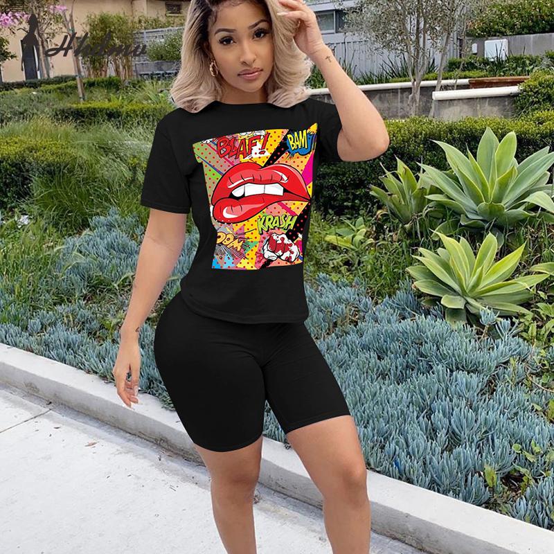 Summer Print Simple Daily Student Casual Fashion Short Sleeve Top Pants Slim Elastic Women 2 Piece Set Women's Tracksuits, Gray
Summer Print Simple Daily Student Casual Fashion Short Sleeve Top Pants Slim Elastic Women 2 Piece Set Women's Tracksuits, Gray