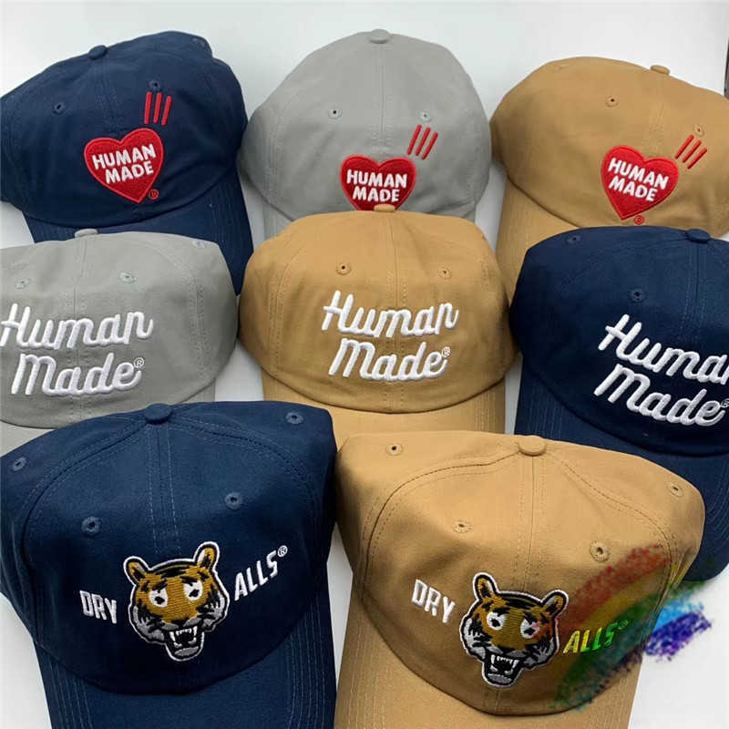 Embroidery HUMAN MADE Hat Caps Men Women Top version Baseball Cap Skateboard HUMAN MADE Caps Q0911
Embroidery HUMAN MADE Hat Caps Men Women Top version Baseball Cap Skateboard HUMAN MADE Caps Q0911