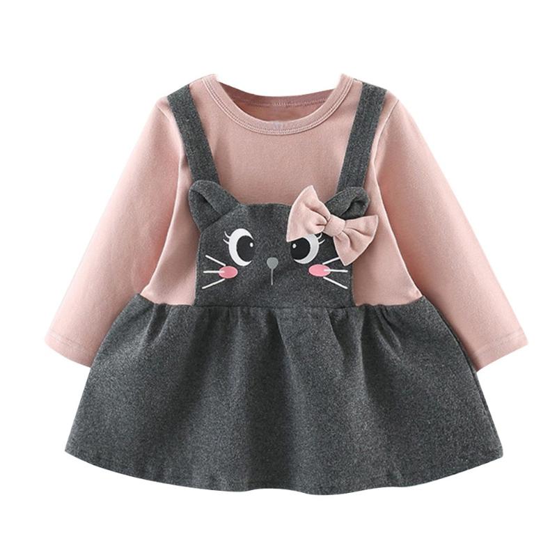 Toddler Kids Baby Girls Long Sleeve Cartoon Cat Print Bow Party Princess Dress For Elegant Vestido # Girl's Dresses, Red;yellow
Toddler Kids Baby Girls Long Sleeve Cartoon Cat Print Bow Party Princess Dress For Elegant Vestido # Girl's Dresses, Red;yellow
