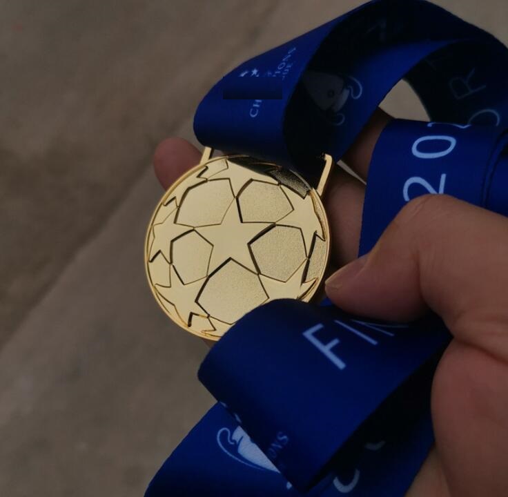 20/21 Serie Italia A Champions Alloy Medal Collectable Milan League Finals Medals as Collections or Fan Gifts