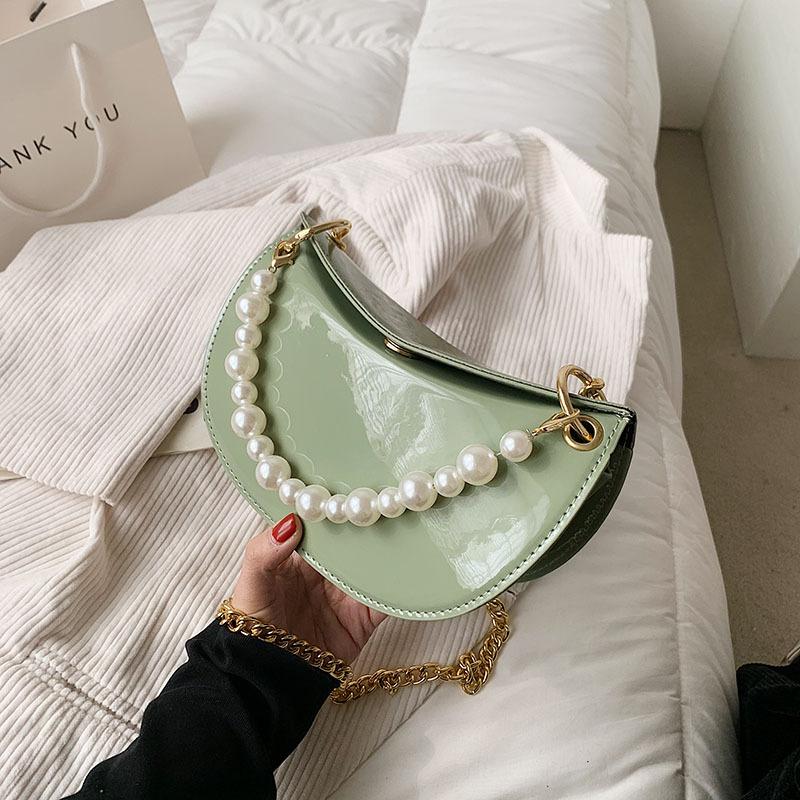 Pearl Beaded Chains Design Shoulder Bags For Women 2021 Quality Pu Leather Female Crossbody Bag Simple Handbags Totes, Black
Pearl Beaded Chains Design Shoulder Bags For Women 2021 Quality Pu Leather Female Crossbody Bag Simple Handbags Totes, Black