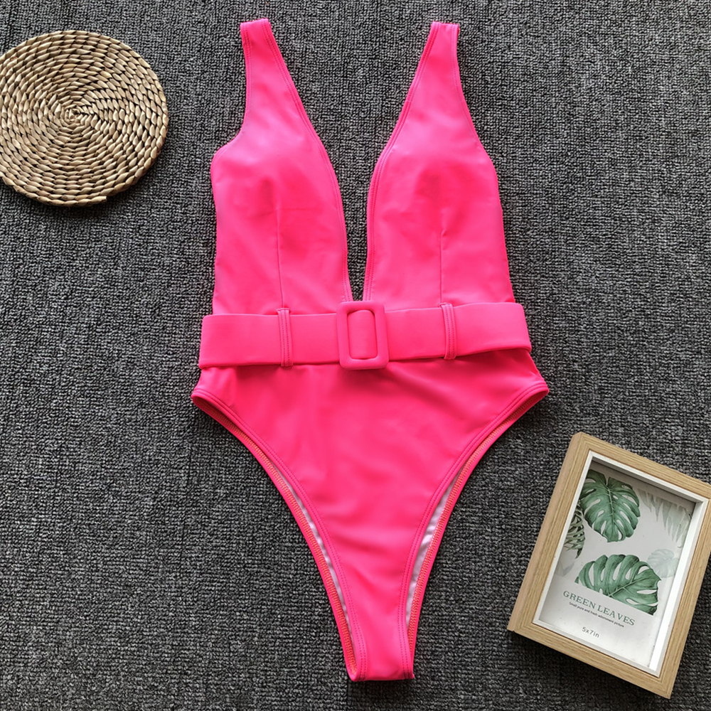 2021 Sexy Deep V Neck One Piece Swimsuit With Belt Swimwear Women Push Up Monokini Bodysuit Bather Bathing Suit Summer Beachwearswimwear Bat
2021 Sexy Deep V Neck One Piece Swimsuit With Belt Swimwear Women Push Up Monokini Bodysuit Bather Bathing Suit Summer Beachwearswimwear Bat