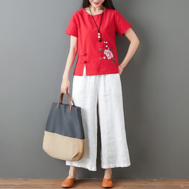 Ladies Chinese Tops Women 2021 Summer Traditional Clothing Embroider Vintage T Shirt Style 11794 Ethnic
Ladies Chinese Tops Women 2021 Summer Traditional Clothing Embroider Vintage T Shirt Style 11794 Ethnic