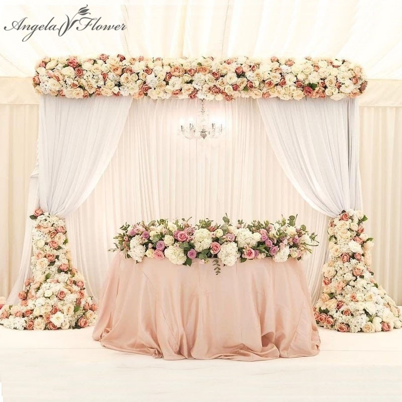 1M/2M uxury artificia fower row arrangement decor for party wedding arch backdrop Road cited fower rose peony hydrangea mix, B 1
1M/2M uxury artificia fower row arrangement decor for party wedding arch backdrop Road cited fower rose peony hydrangea mix, B 1