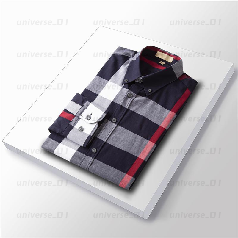 Mens Dress Shirts Luxury Slim Silk T-shirt Long sleeve Casual business clothing plaid brand color M-3XL 4E6F, High quality
Mens Dress Shirts Luxury Slim Silk T-shirt Long sleeve Casual business clothing plaid brand color M-3XL 4E6F, High quality