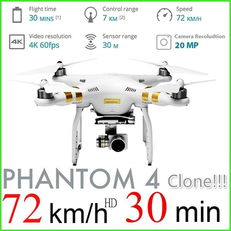 

Phantom 4 Pro! HD Camera RC Drone Aircraft Wifi FPV Adjustable Camera Altitude Hold One Key Return/Take Off Quadcopter Drones, Black