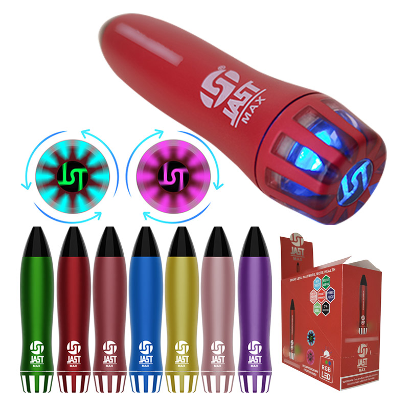 2000 Puffs Vapor Electronic Cigarettes 6ml Atomizer Pod System JAST MAX Disposable Vape Pen With Fidget Spinner RGB Light
2000 Puffs Vapor Electronic Cigarettes 6ml Atomizer Pod System JAST MAX Disposable Vape Pen With Fidget Spinner RGB Light