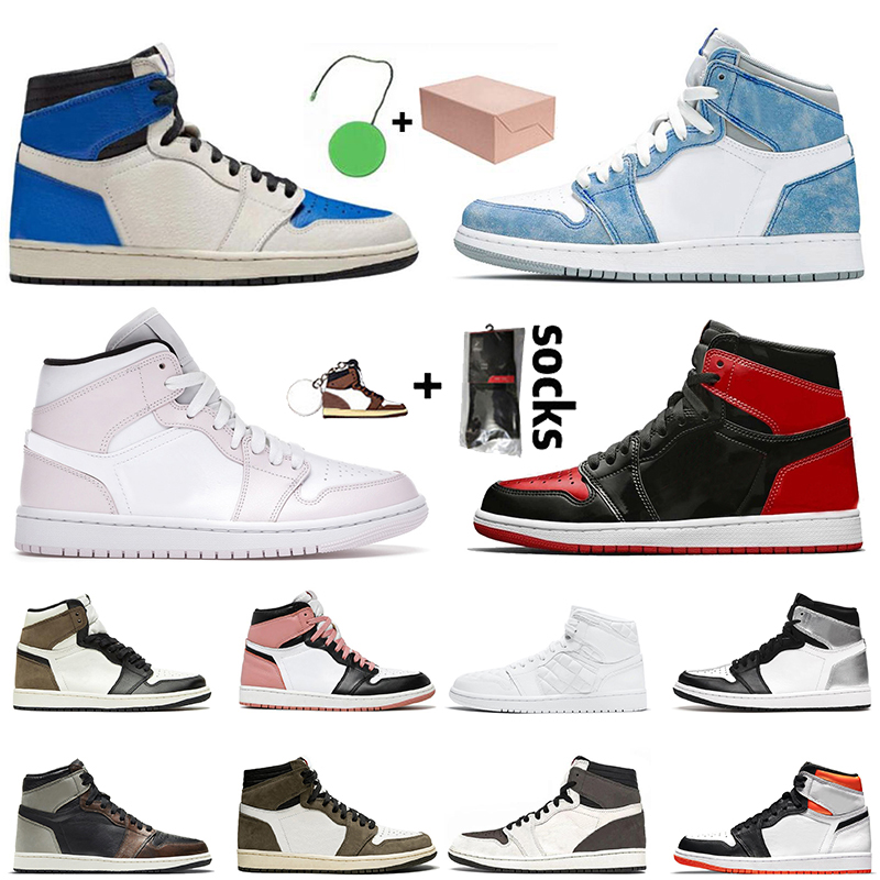 Womens Mens With Box High OG Off 1s Basketball Shoes Jumpman 1 Sneakers Trainers Travis Scott Bred Patent Mid Barely Rose Dark Mocha, A27 mid banned 36-46
Womens Mens With Box High OG Off 1s Basketball Shoes Jumpman 1 Sneakers Trainers Travis Scott Bred Patent Mid Barely Rose Dark Mocha, A27 mid banned 36-46