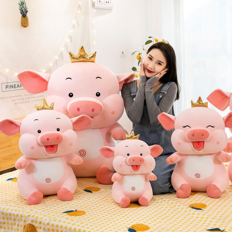 Cartoon crown Angel Pig Plush Toy fat pig doll cute sleeping pillow lovely gift 92WT
Cartoon crown Angel Pig Plush Toy fat pig doll cute sleeping pillow lovely gift 92WT