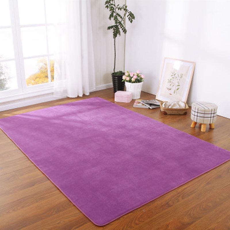 Carpets Solid Color Coral Velvet Carpet Memory Foam Thick Bedroom Bedside Children Rug Tatami Crawling Mat Home Decoration Prayer
Carpets Solid Color Coral Velvet Carpet Memory Foam Thick Bedroom Bedside Children Rug Tatami Crawling Mat Home Decoration Prayer