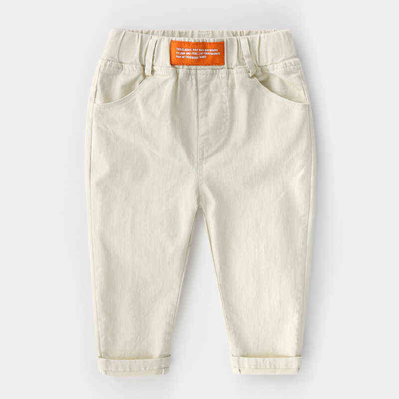 Spring Baby Boy Trousers Pants For Boys Sweatpants Cotton Long Elastic Waist Casual Joggers 211103