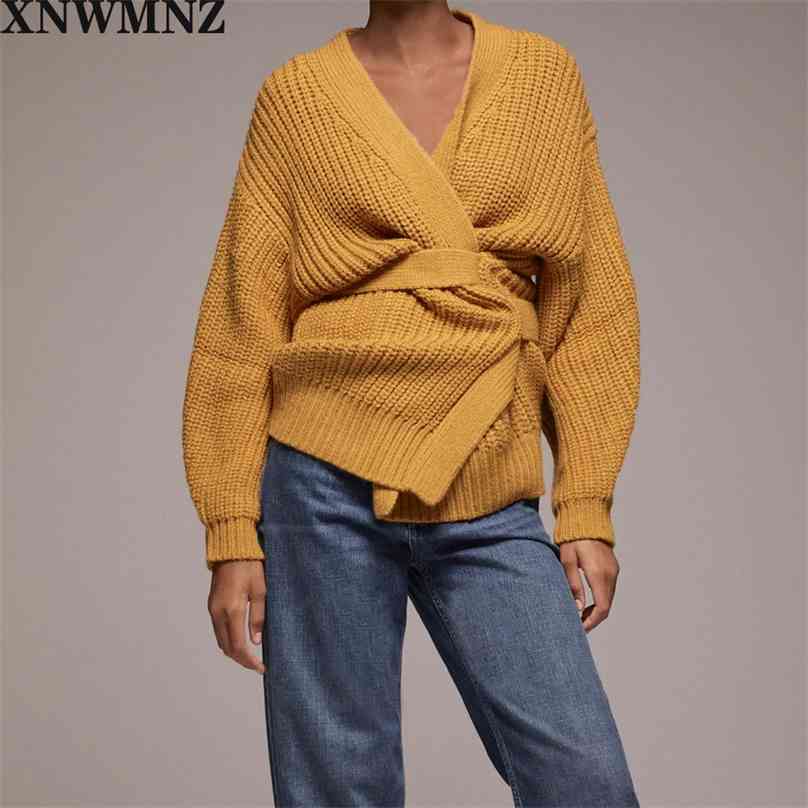 Women Fashion With Tied Wrap Knitted Cardigan Sweater Vintage V Neck Long Sleeve Female Outerwear Chic Tops 210520, Orange
Women Fashion With Tied Wrap Knitted Cardigan Sweater Vintage V Neck Long Sleeve Female Outerwear Chic Tops 210520, Orange