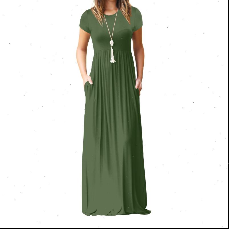 Womens Dresses Summer Long Women Dress Casual O Neck Short Sleeve Pockets Femme Boho A Line Maxi Beach Solid Robe, Black;gray
Womens Dresses Summer Long Women Dress Casual O Neck Short Sleeve Pockets Femme Boho A Line Maxi Beach Solid Robe, Black;gray