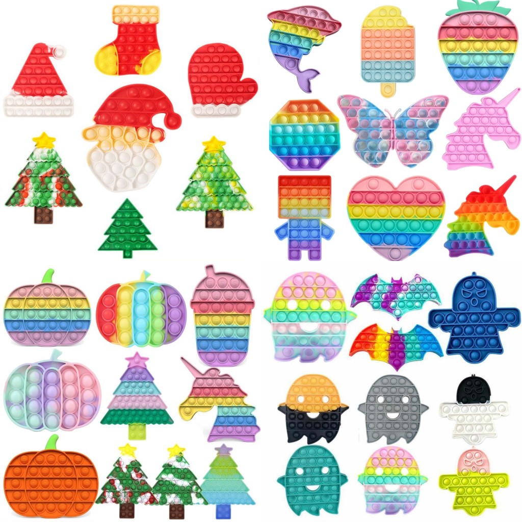 Christmas Halloween Push Fidget Toy Sensory Push Bubble Fidget Sensory Autism Special Needs Anxiety Stress Reliever for Office Fluorescen Co
Christmas Halloween Push Fidget Toy Sensory Push Bubble Fidget Sensory Autism Special Needs Anxiety Stress Reliever for Office Fluorescen Co