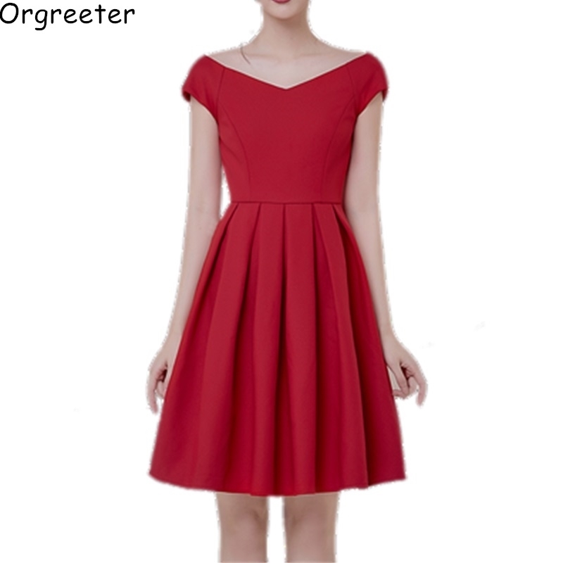 Summer Fashion Celebrity Women Vintage Red Party Ball Gown Dress V-neck Short Sleeve Mini Dresses wholesale 210525
Summer Fashion Celebrity Women Vintage Red Party Ball Gown Dress V-neck Short Sleeve Mini Dresses wholesale 210525