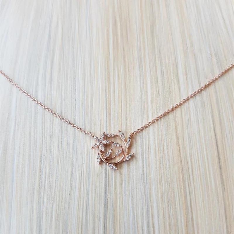 Pendant Necklaces Simple Dainty Leaf Women Rose Gold Wedding Anniversary Necklace Cocktail Party Accessories
Pendant Necklaces Simple Dainty Leaf Women Rose Gold Wedding Anniversary Necklace Cocktail Party Accessories