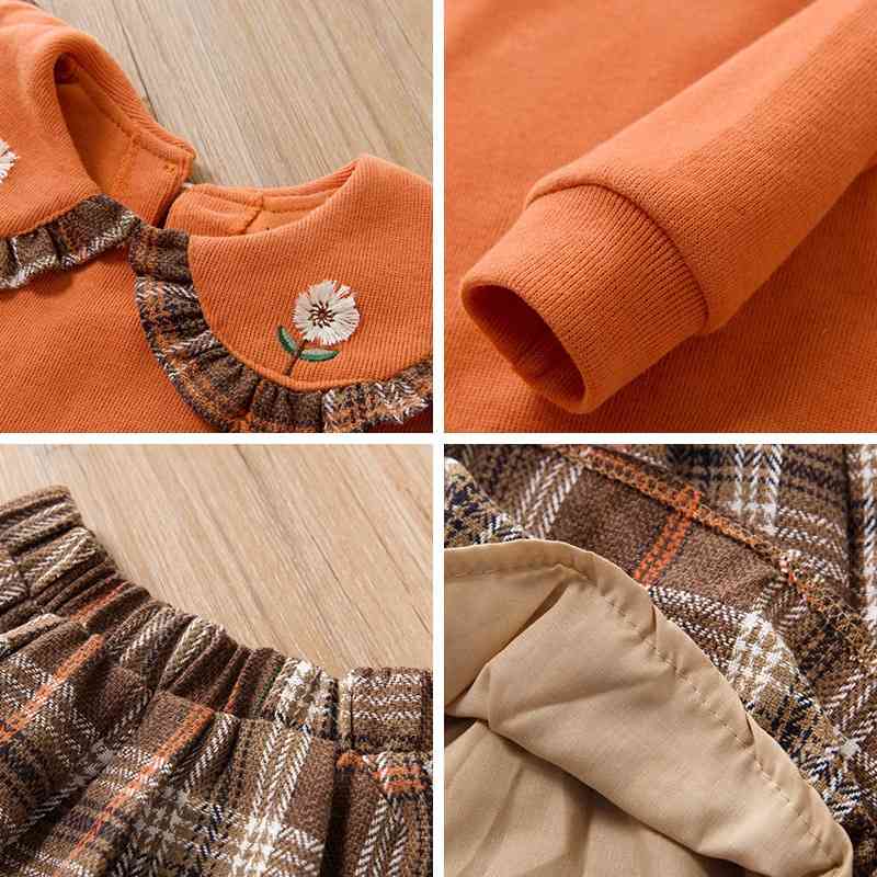 3pcs Girls Princess Dress College Style Toddler Kids es For Baby Clothes Party Spring Autumn Girl Vesidos 210508