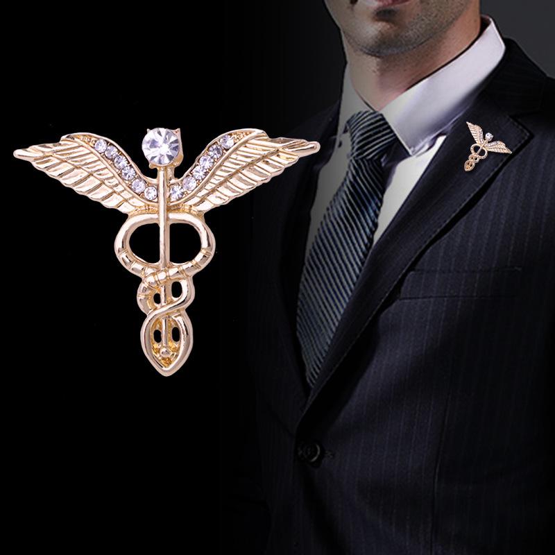 Pins, Brooches Personality Angel Brooch Snake Corsage Fashion Pin For Gift