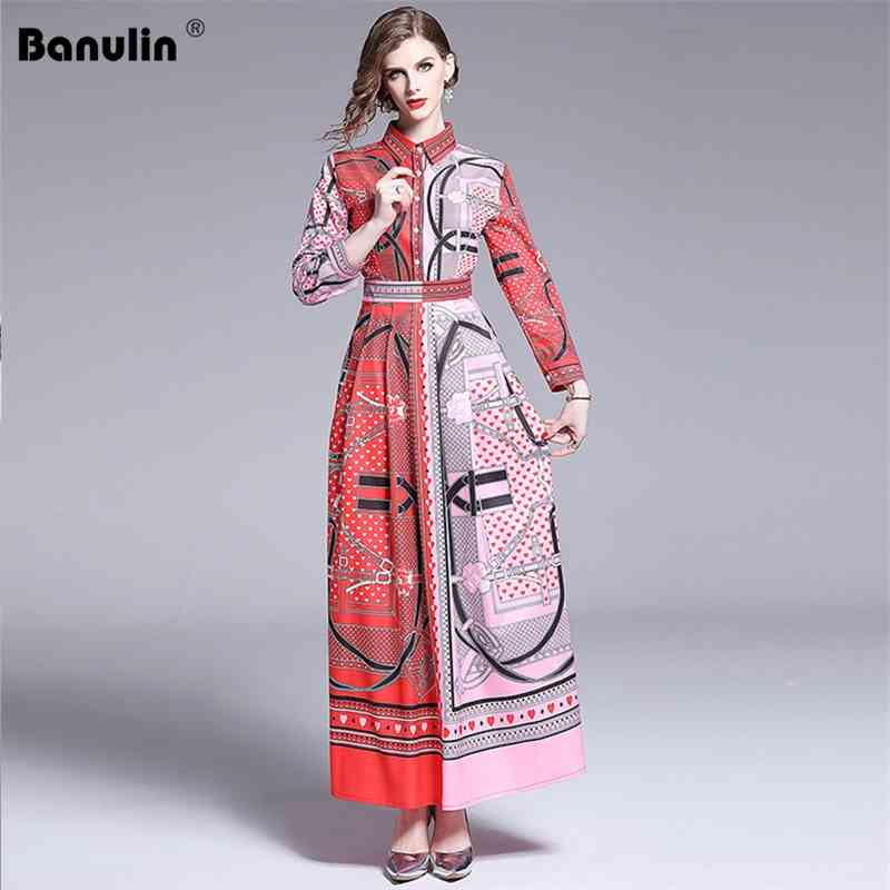 Banulin Summer Runway Long Dress Women's Elegant Turn Down Collar Red Heart Print Beach Holiday Bohemian Maxi Dresses Vestdios 210603, The picture color
Banulin Summer Runway Long Dress Women's Elegant Turn Down Collar Red Heart Print Beach Holiday Bohemian Maxi Dresses Vestdios 210603, The picture color