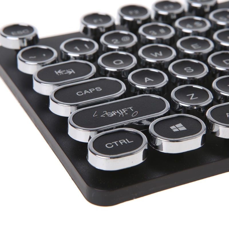 DIY Keycap Retro Steam Punk Typewriter Mechanical Keyboard 104 87 Standard Keys