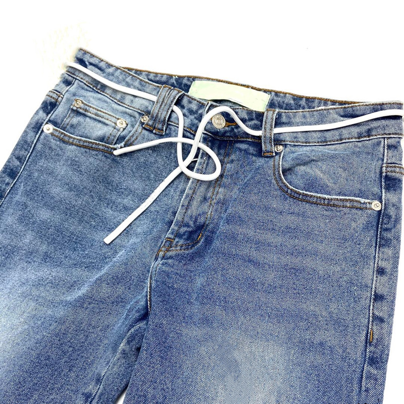 Top Quality Pants Mens Jeans Designers White Off Light Regular Fit character Biker trousers Distressed Stripes pattern Size 29-40, Blue
Top Quality Pants Mens Jeans Designers White Off Light Regular Fit character Biker trousers Distressed Stripes pattern Size 29-40, Blue