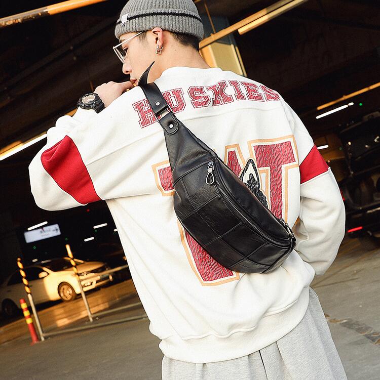 men handbag outdoor sports fitness leisure shoulder bags simple stitching leather cycling bag multi-functional check pattern mens shoulders handbags, Black
men handbag outdoor sports fitness leisure shoulder bags simple stitching leather cycling bag multi-functional check pattern mens shoulders handbags, Black